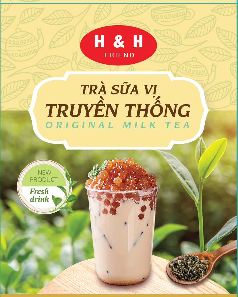 Trà sữa vị truyền thống H&H Friend túi 500g