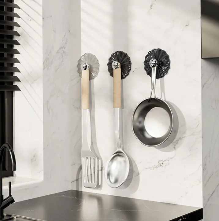 MÓC DÁN TƯỜNG HÌNH BÔNG HOA SỬ DỤNG ĐỂ TREO MÓC KHÓC,CỘT TÓC-JL