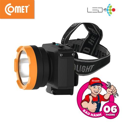 Đèn Pin Sạc Led Đội Đầu Comet CRT1612 3W siêu sáng - Hàng chính hãng