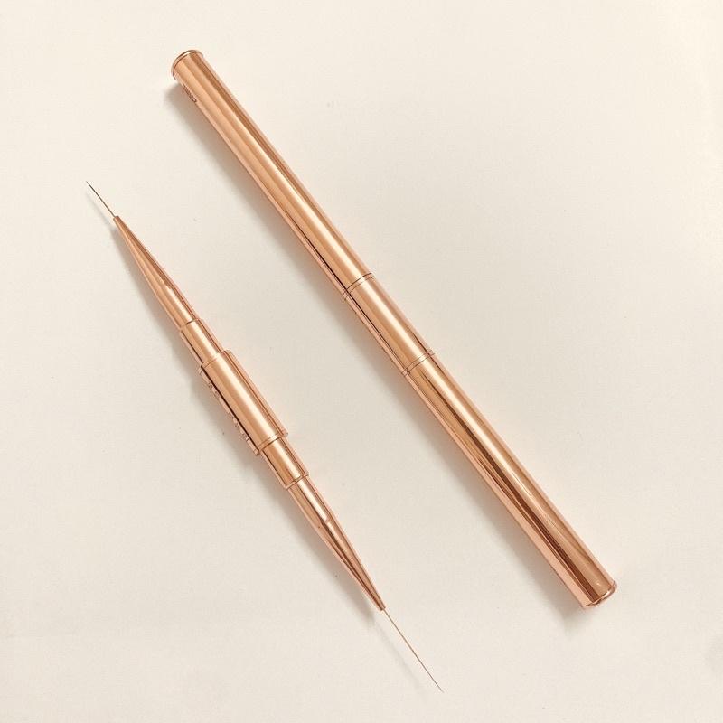 Cọ nét 2 đầu vàng 15/25mm, cọ râu hai đầu, cọ nét nail