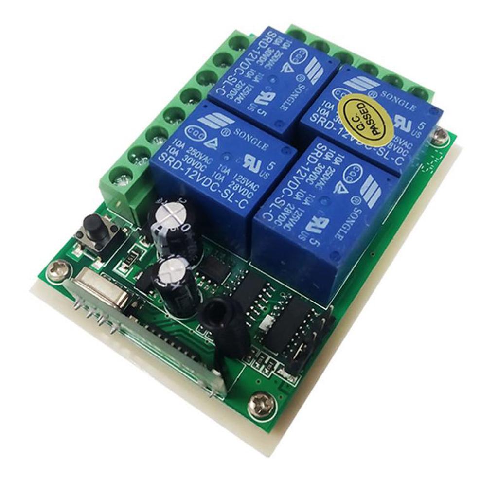 Wireless Receiver Lamp /Light Remote Control Switch - 433 Mhz Remote Controller, for Smart Home Appliance, Green