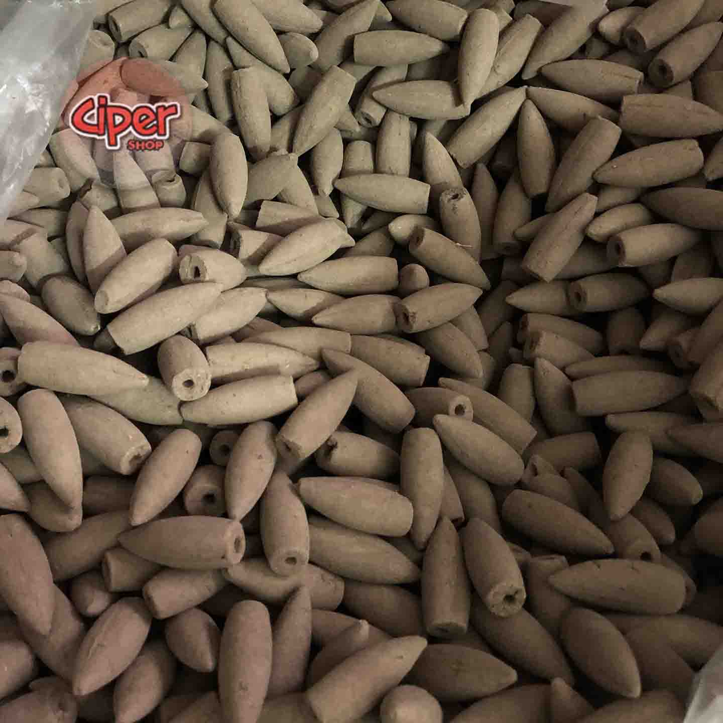 Nụ trầm hương khói toả ngược 210 viên - trang trí - không mùi hương
