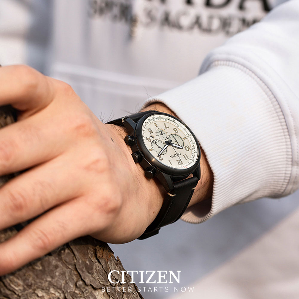 Đồng Hồ Nam Citizen Dây Da CA4425-10X - Mặt Trắng