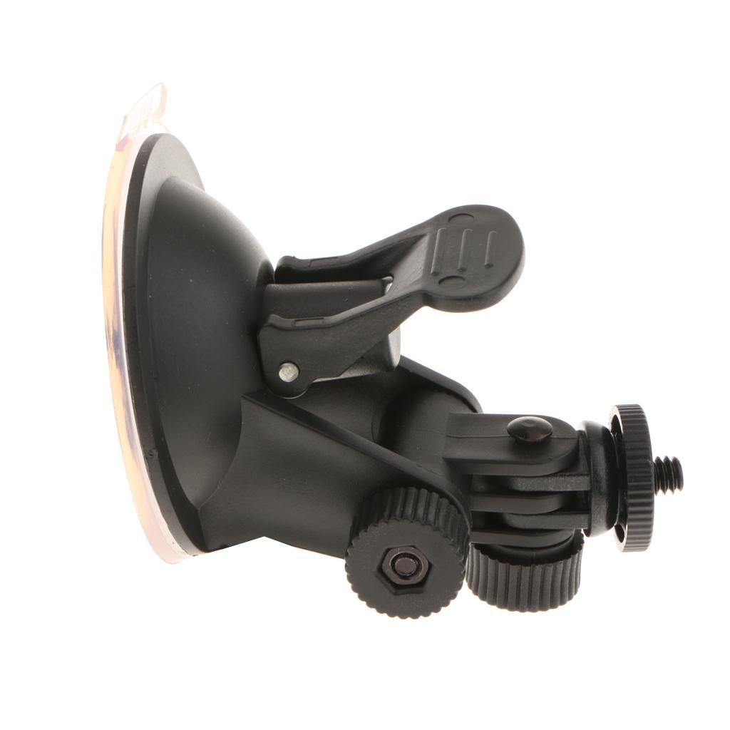 360 Degrees Rotation Suction Cup Mount+Tripod Adapter Screw for