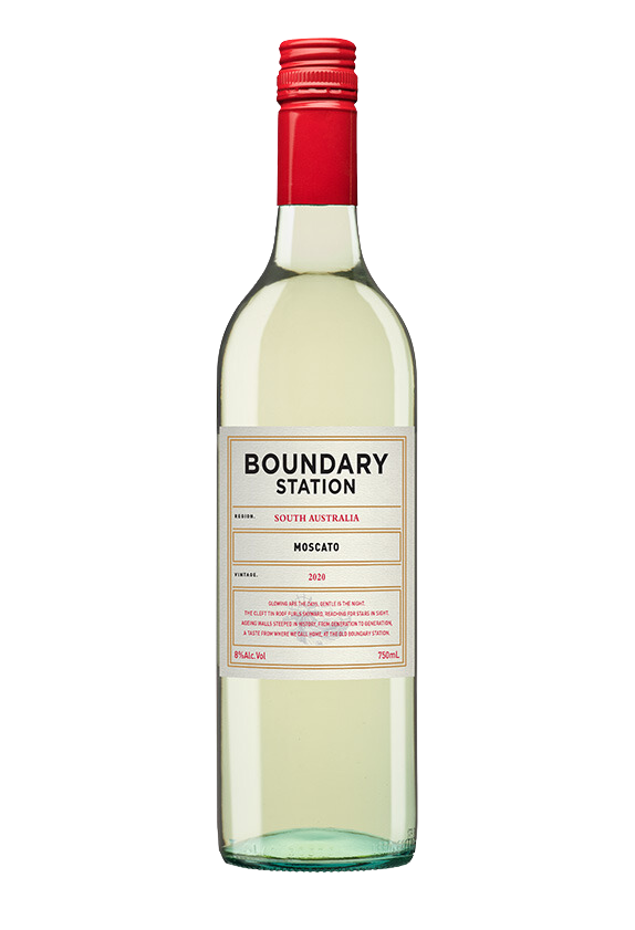 Rượu Vang Trắng Dominic BOUNDARY STATION Moscato 750ml 8% Acl