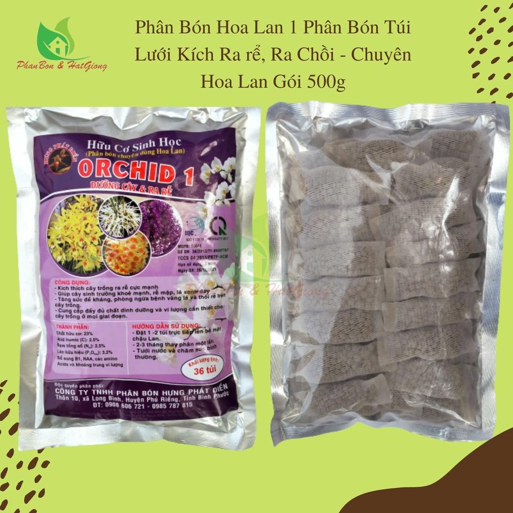 Phân Bón Hoa Lan 1 Phân Bón Túi Lưới Kích Ra Rễ, Ra Chồi - Chuyên Hoa Lan Gói 500g - Shop Phân Bón và Hạt Giống