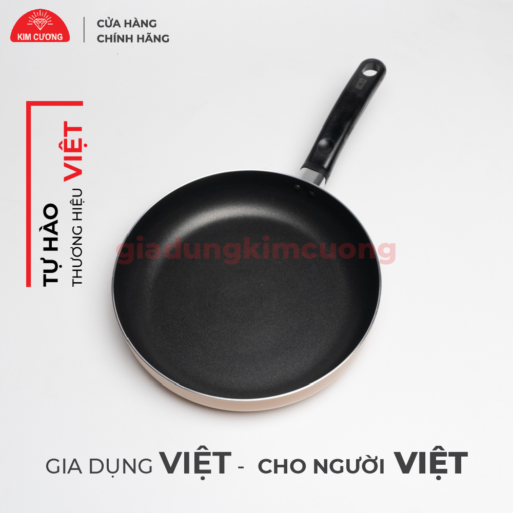 Chảo Từ Chống Dính Kim Cương - Size 26, 28 Cm - Hàng Chính Hãng
