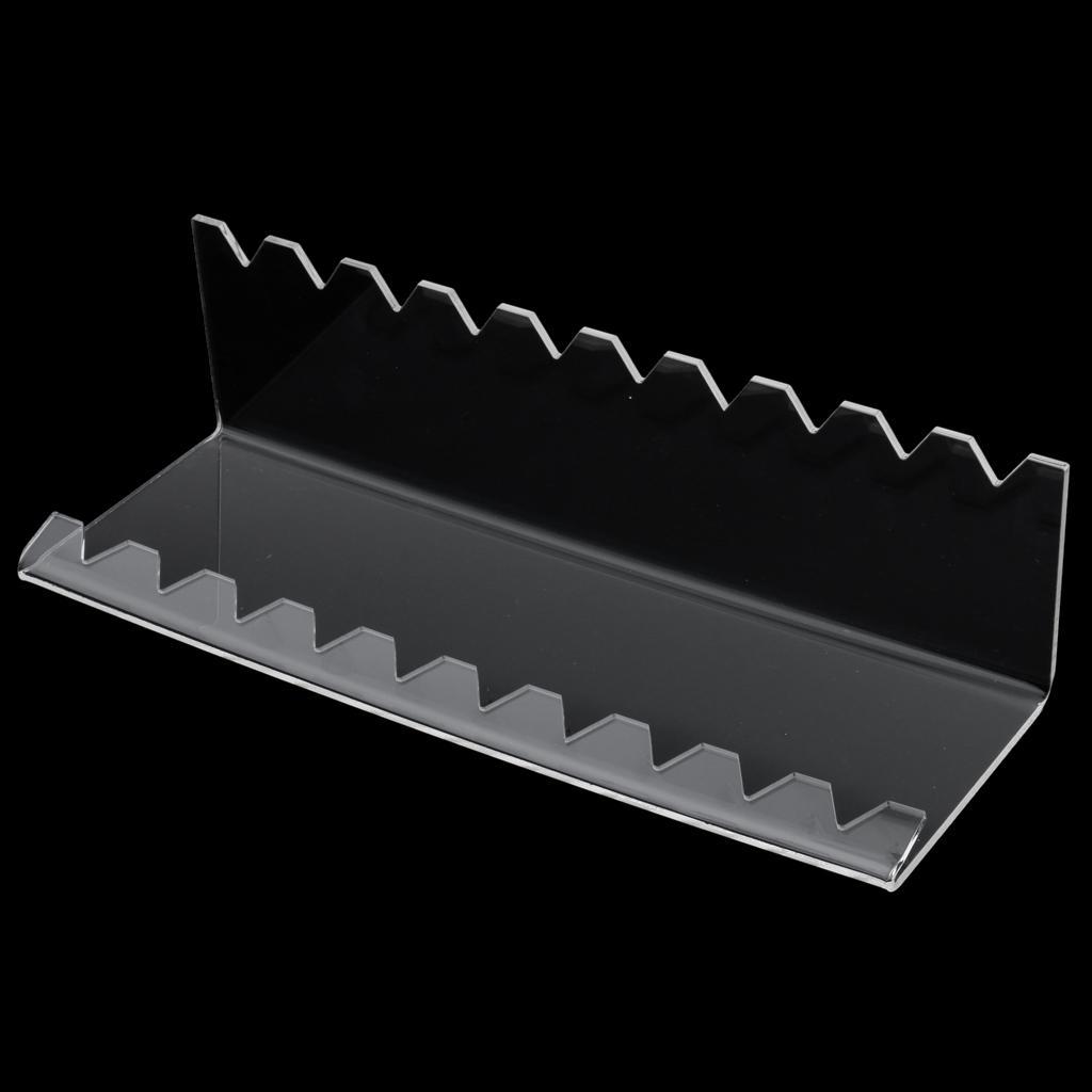 Clear Makeup Brush Eyeshadow Brow Pencil Pen Display Stand Organizer Holder