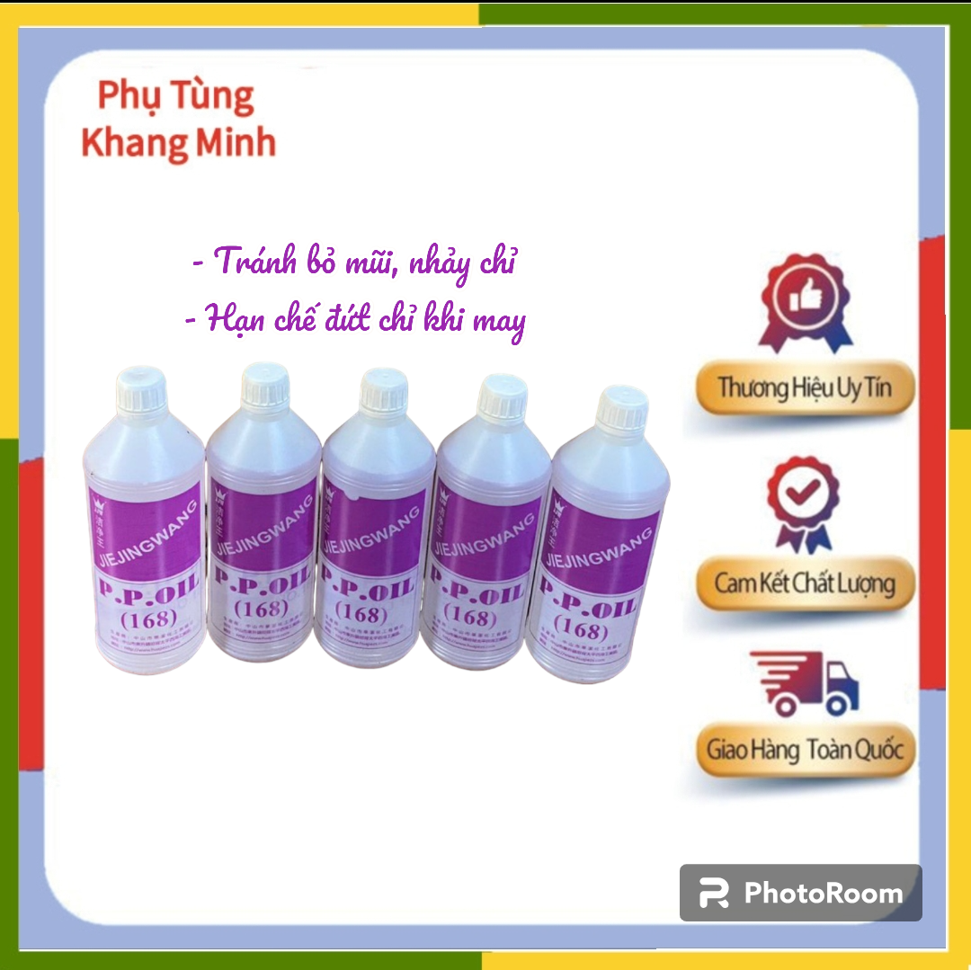 Dầu bôi trơn chỉ, dầu chỉ máy may P.P Oil 168