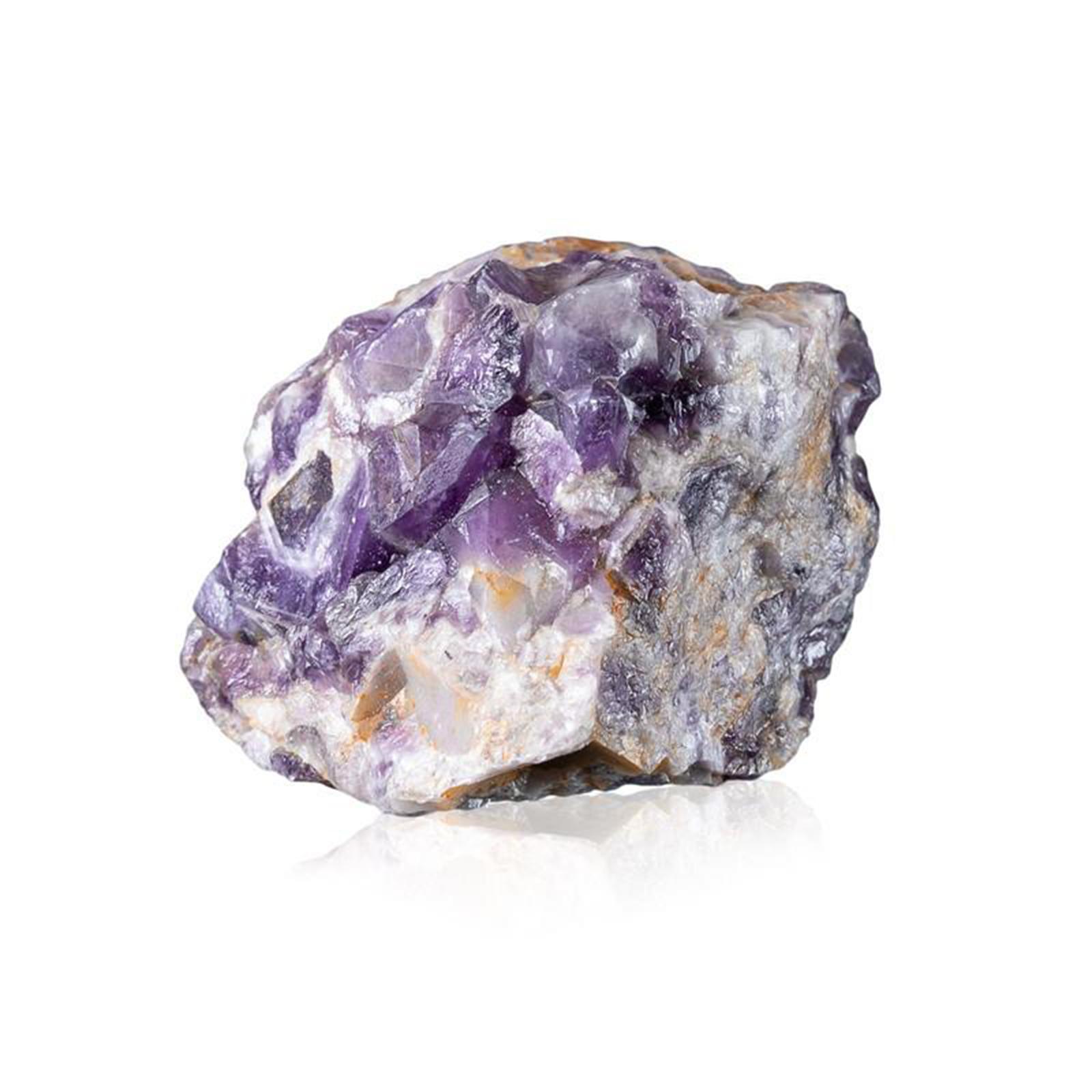 Natural Amethyst Purple Quartz Crystal Specimen Cluster Stone Ornaments