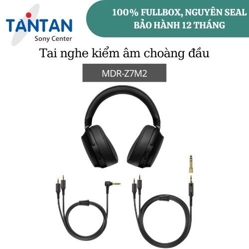 Tai nghe kiểm âm choàng đầu Sony MDR-Z7M2 - Tương thích Âm thanh độ phân giải cao - Bộ màng loa HD 70 mm chất lượng cao | Hàng Chính Hãng