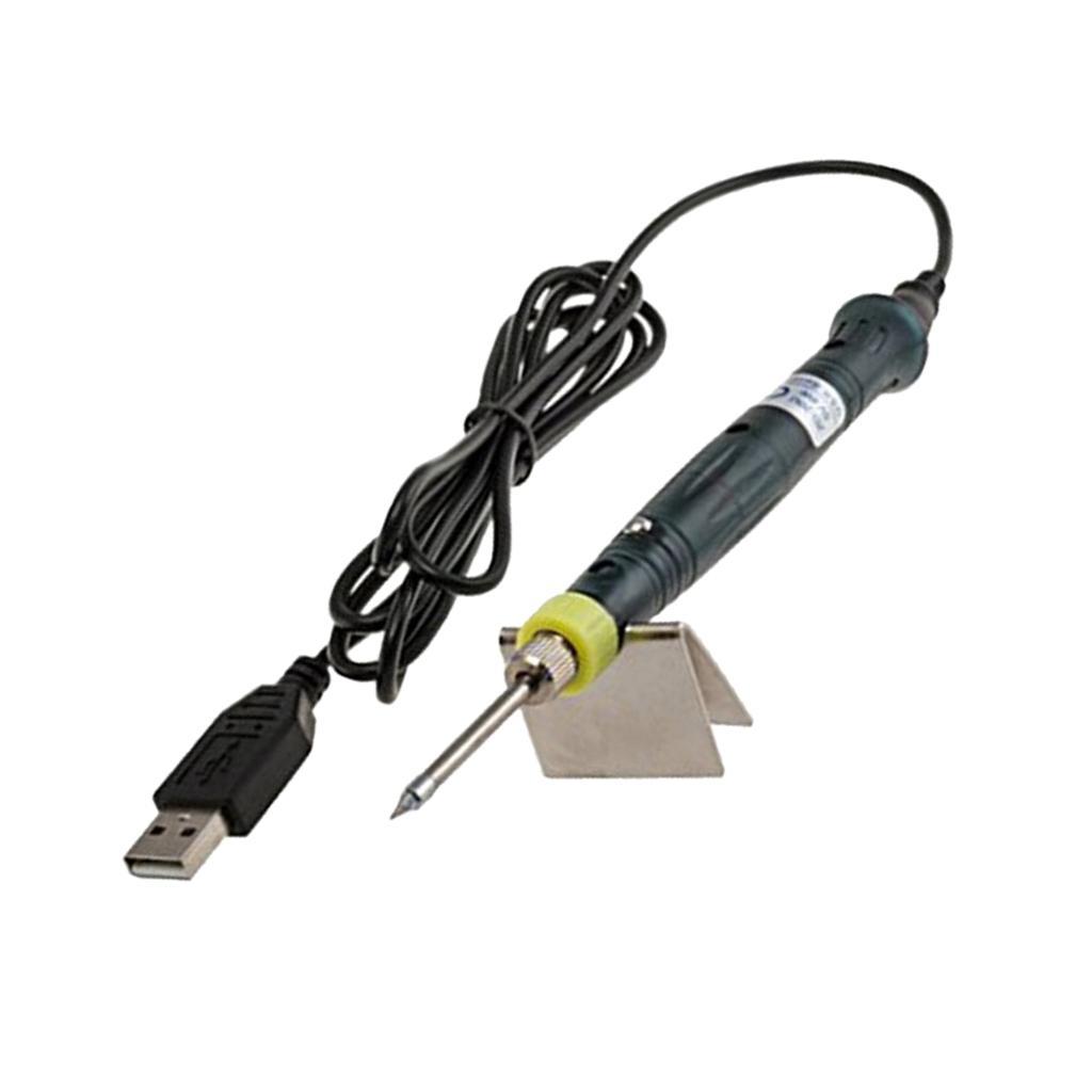 Mini 5V 8W USB Soldering Iron Pen Tip Electric Powered Welding Touch Switch