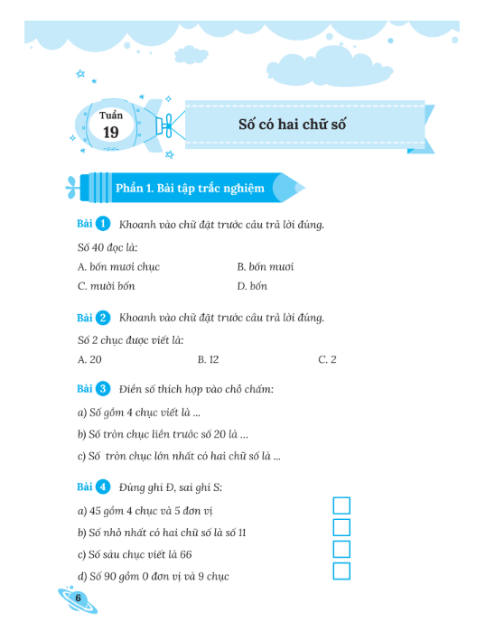 Sách - Bài Tập Bổ Trợ Nâng Cao Toán Lớp 1 – Tập 2