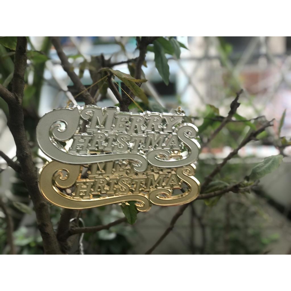 Phụ kiện trang trí noel Chữ merry christmas trang trí noel nhiều kích cỡ