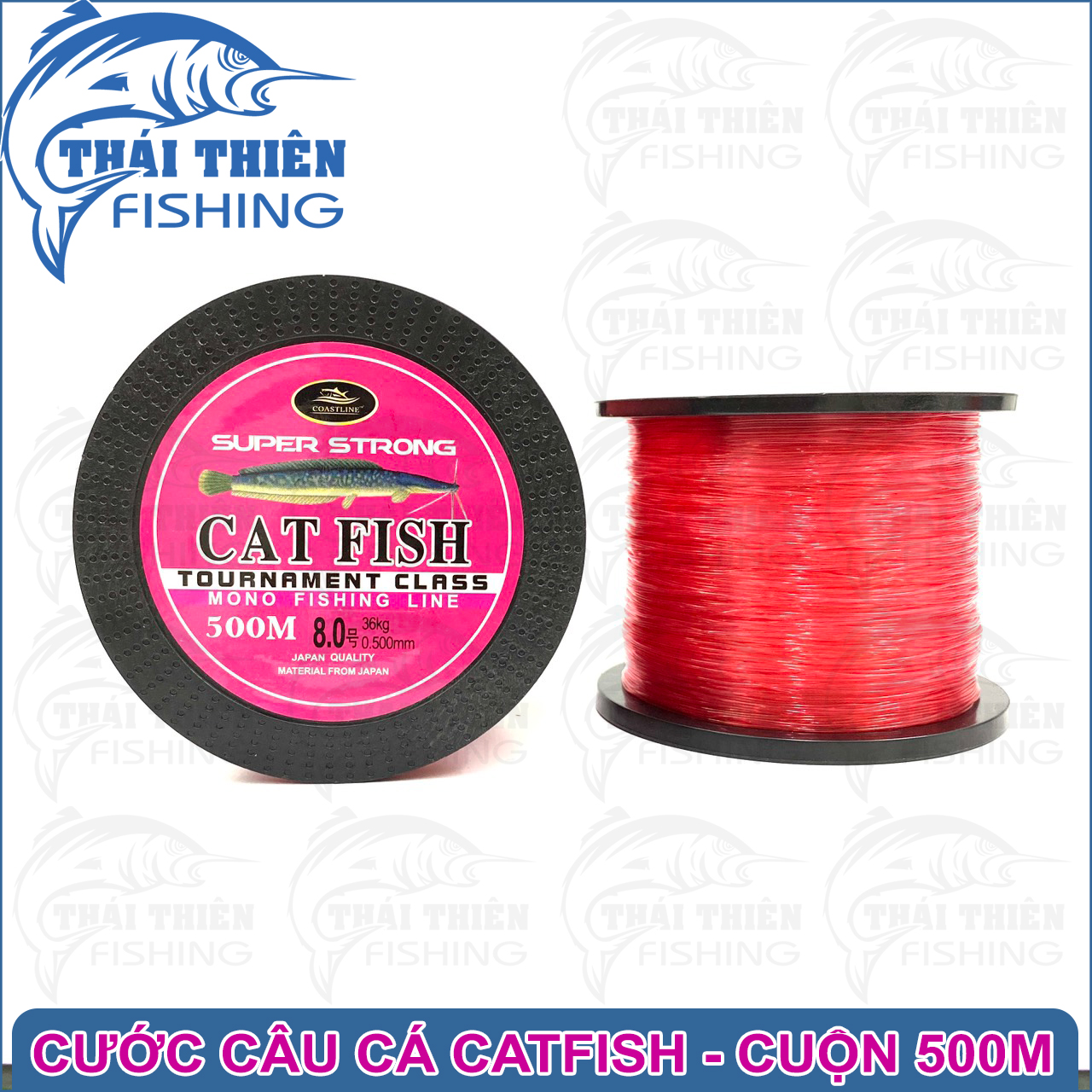 Dây Câu, Cước Câu Cá Catfish Siêu Bạo Lực Cuộn 500m Chuyên Dùng Câu Cá Tra