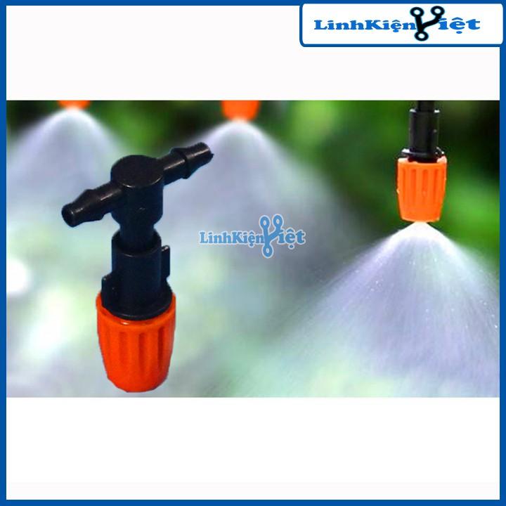 Đầu Béc Phun Sương Tưới Cây Bằng Nhựa 1 Cửa - Chữ T
