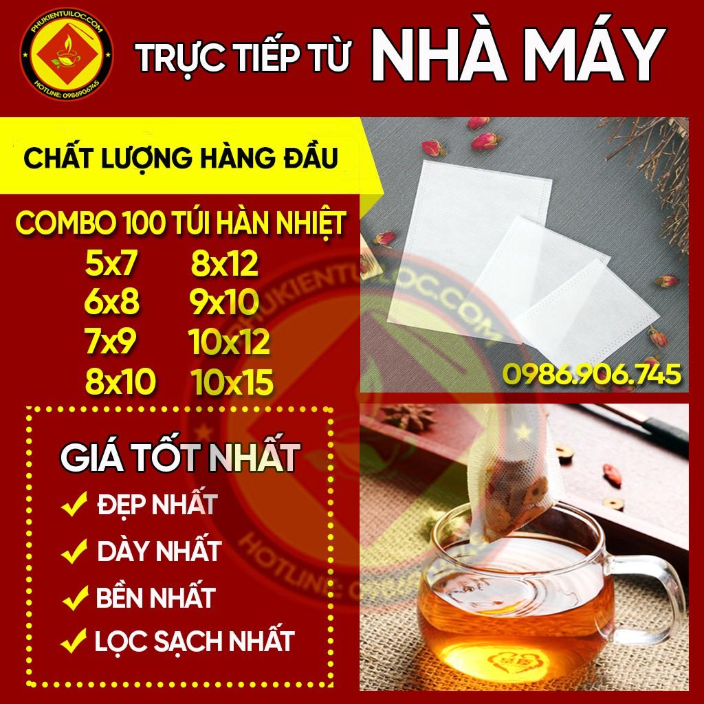 TÚI LỌC VẢI KHÔNG DÂY BUỘC 100 TÚI/SP ( ĐỦ KÍCH THƯỚC)-Phukientuiloc