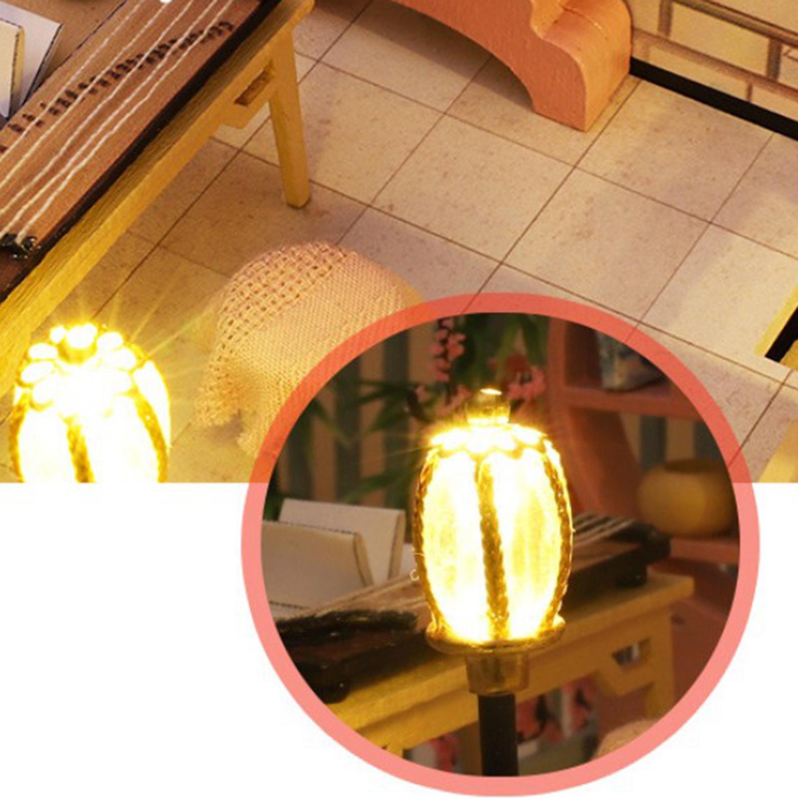 DIY Creative 3D Miniature Dollhouse With Furniture Wooden Villa Puzzle Gift