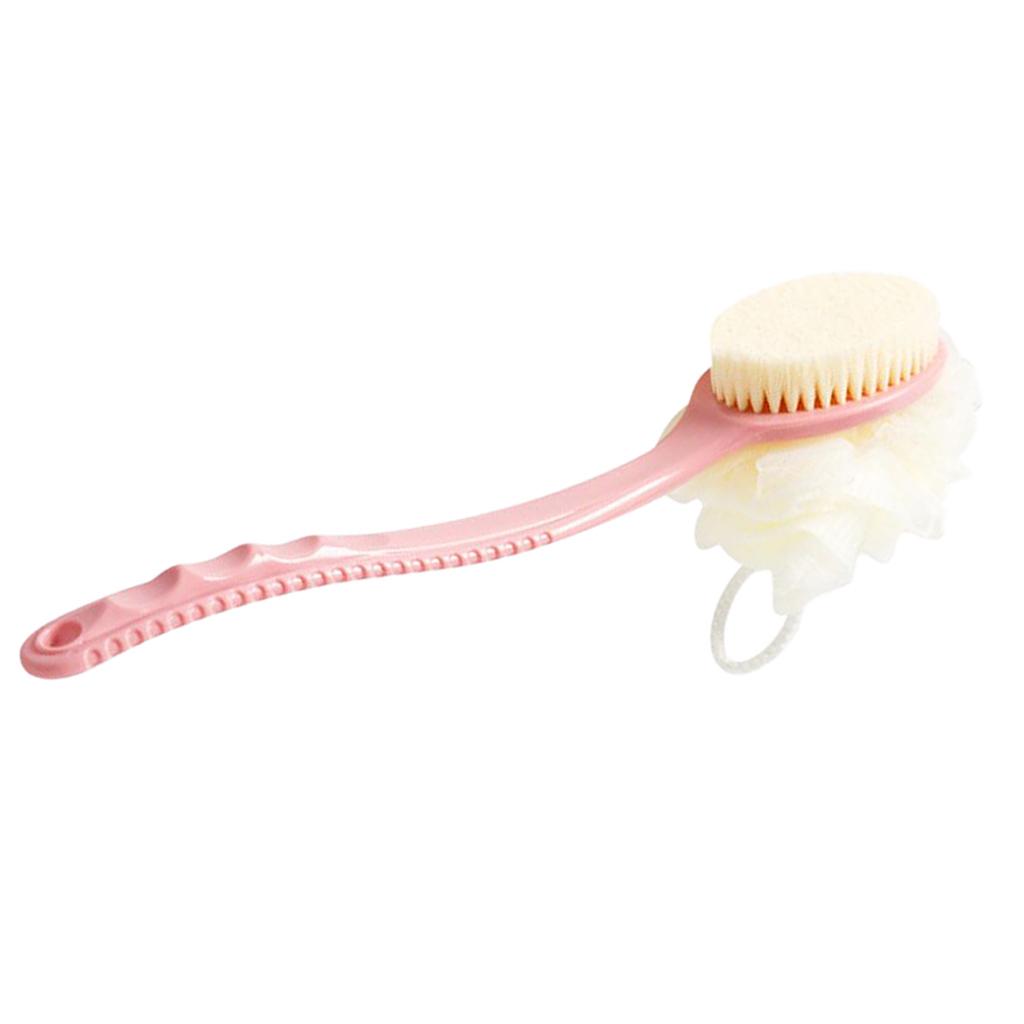 Plastic Long Handle Scrub Skin Massage Shower Brush Bath Back Brush
