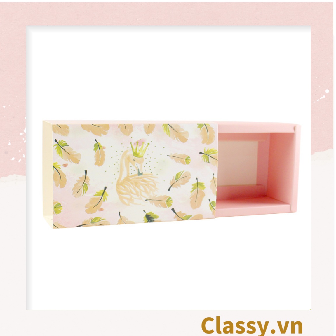 Xé Lẻ Bộ Túi giấy quai xách hoặc Hộp dùng đựng đồ quà tặng trang sức, son môi, mỹ phẩm, nước hoa. hình hồng hạc, kỳ lân