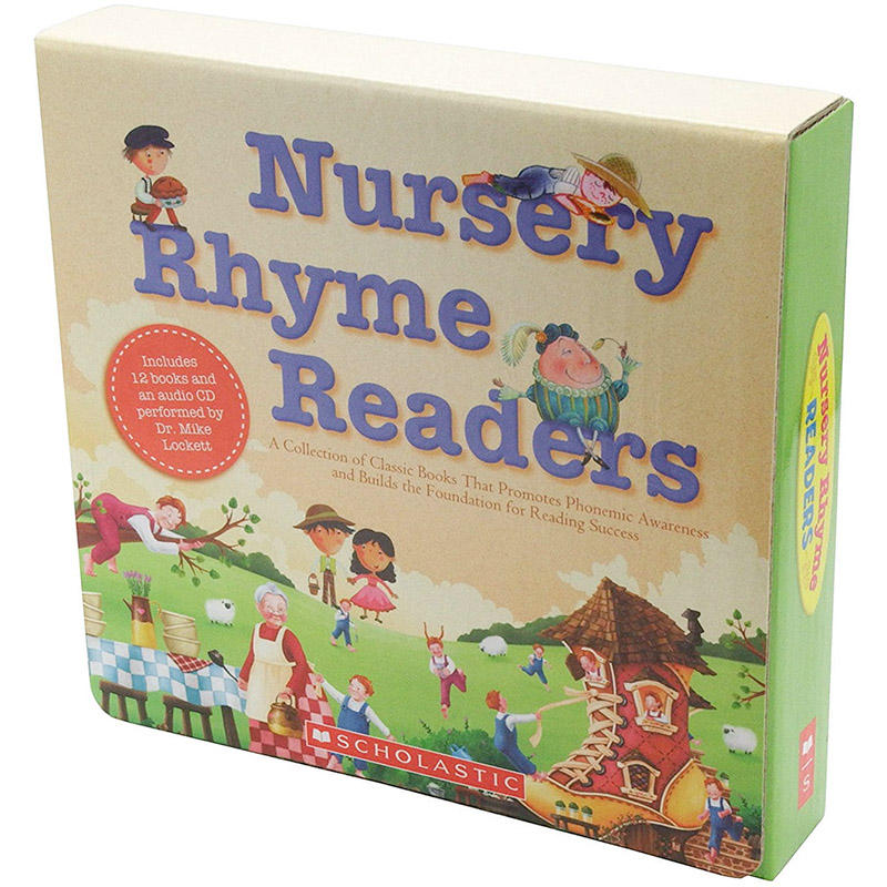 [Hàng thanh lý miễn đổi trả] Nursery Rhyme Readers (Boxed Set With CD)