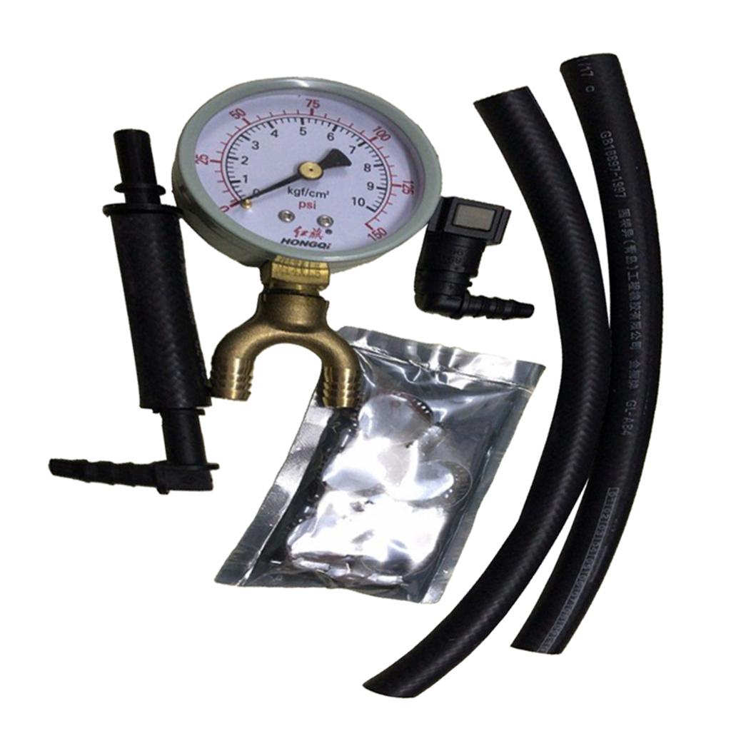 Universal Petrol  Fuel Pressure Gauge Tester Pump Diagnostic Tool Kit