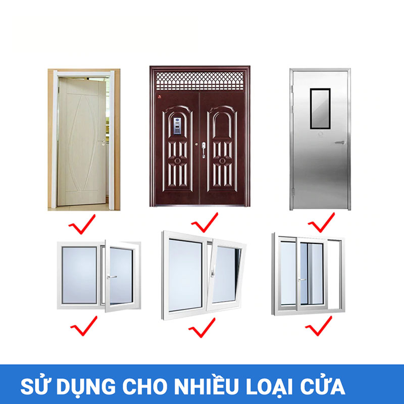 Gioăng cao su khung cửa, Gioăng cao su chữ D
