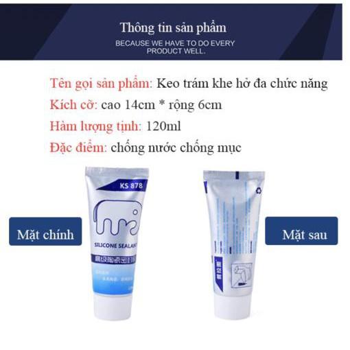 Khuyến mãi - Keo trám khe hở vết nứt nhà cửa đa năng chống nước chống mốc (bộ 4 lọ)