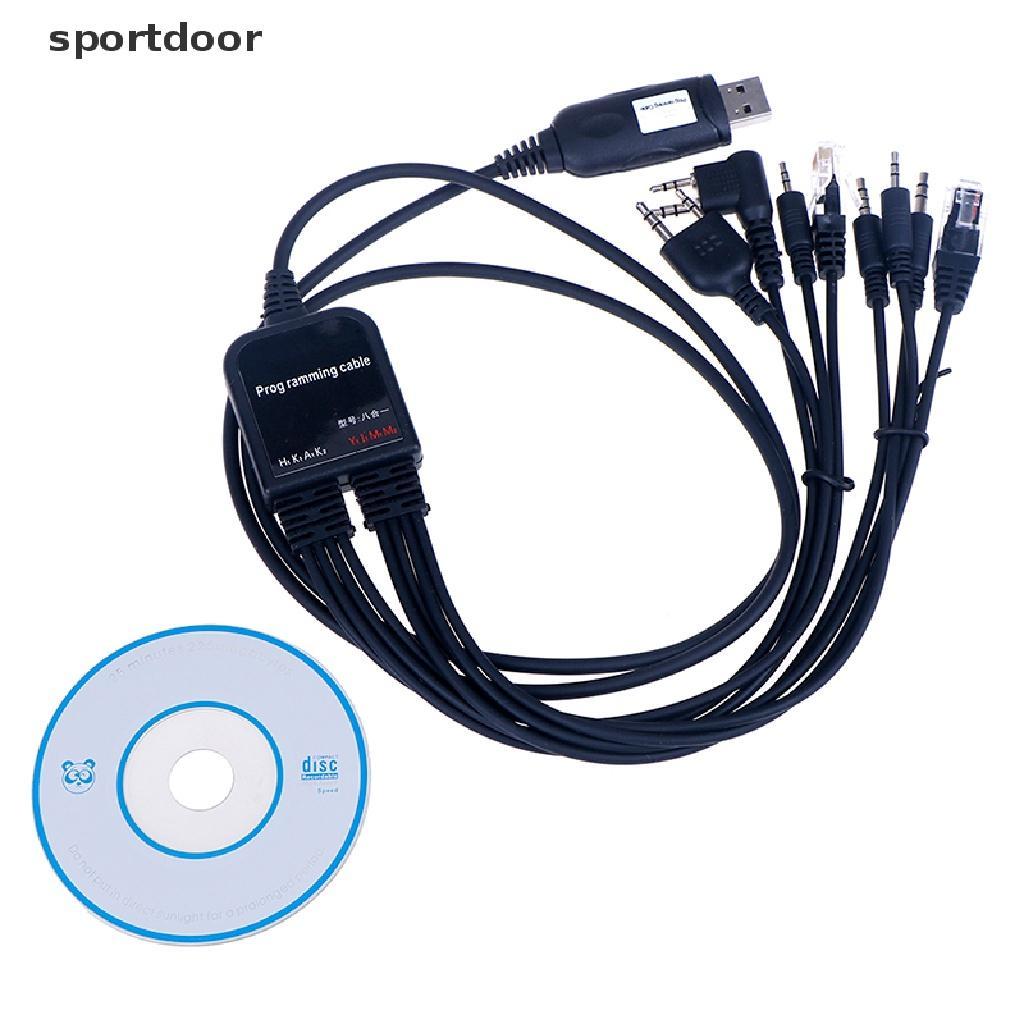 Dây Cáp Lập Trình usb 8 Trong 1 Chuyên Dụng Cho Bộ Đàm Xe Hơi