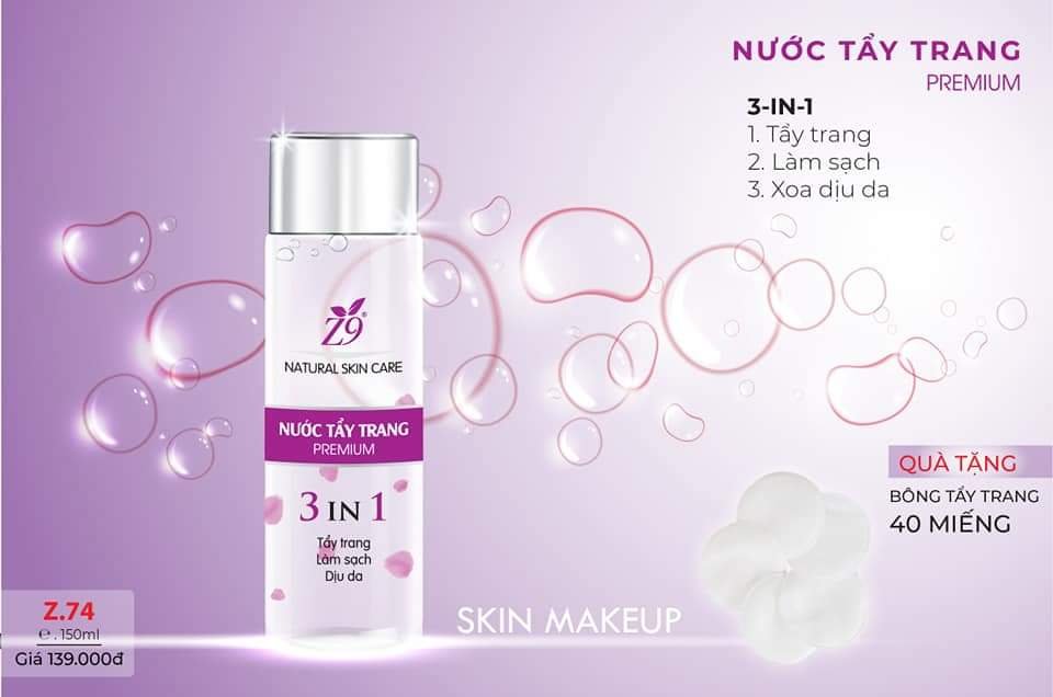 Z9 NƯỚC TẨY TRANG 150ML Z74