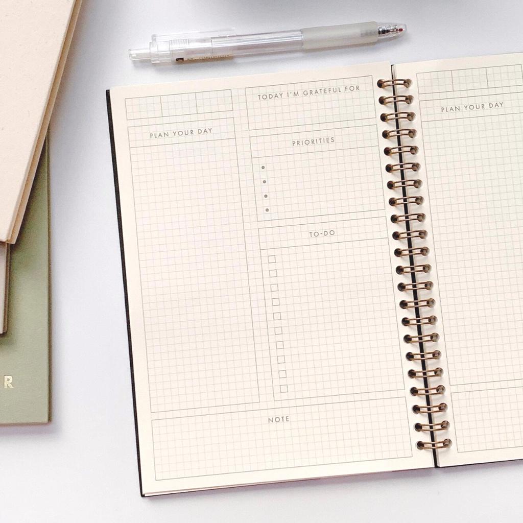 Sổ Daily Planner Cao Cấp - Sổ Lên Kế Hoạch Hằng Ngày