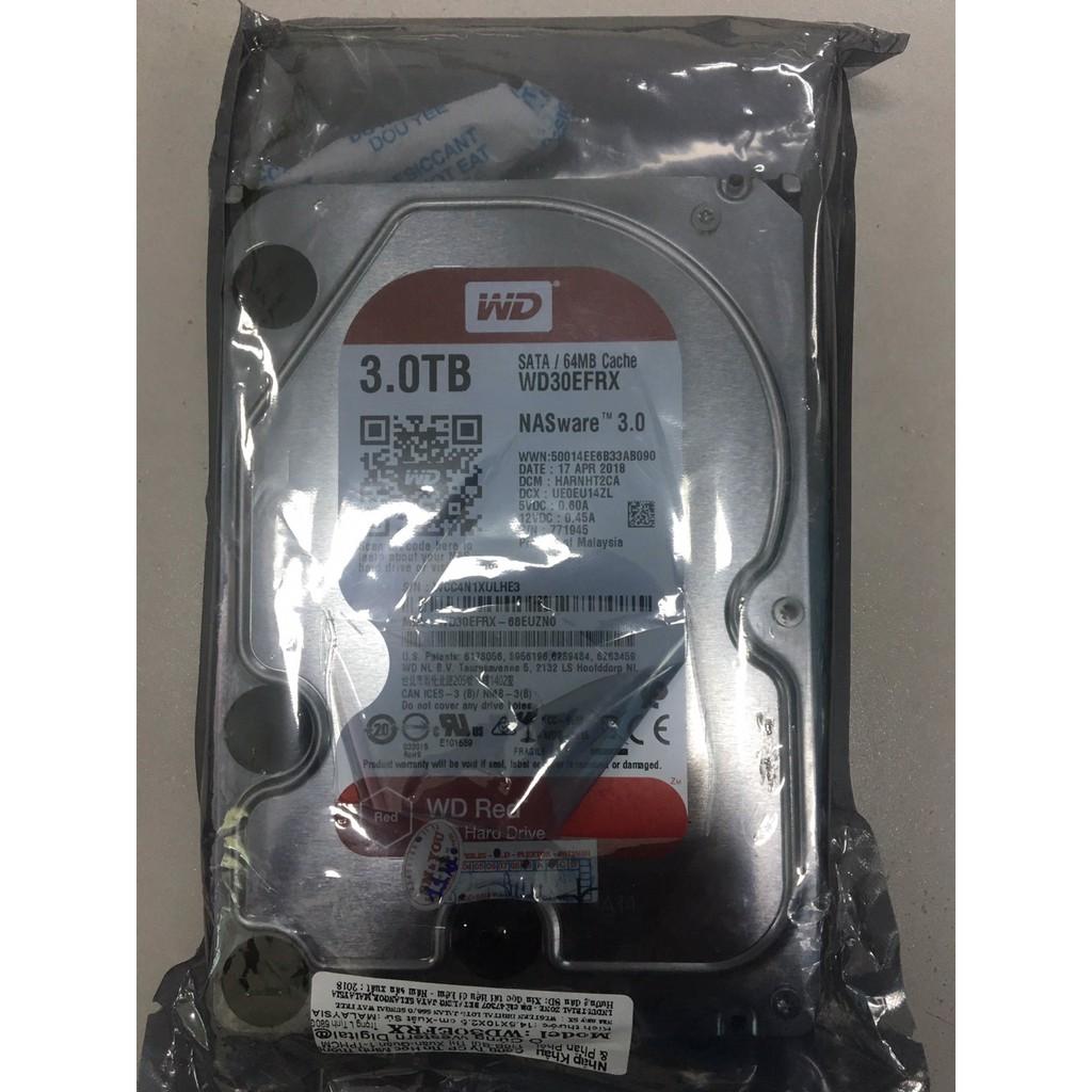 Ổ cứng 3TB Red 256M Cache, 5400 RPM