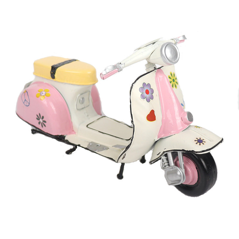 Mô Hình Xe Vespa Vintage - Mô Hình Thủ Công - Quà Tặng - Décor Home - Décor Quán Cafe