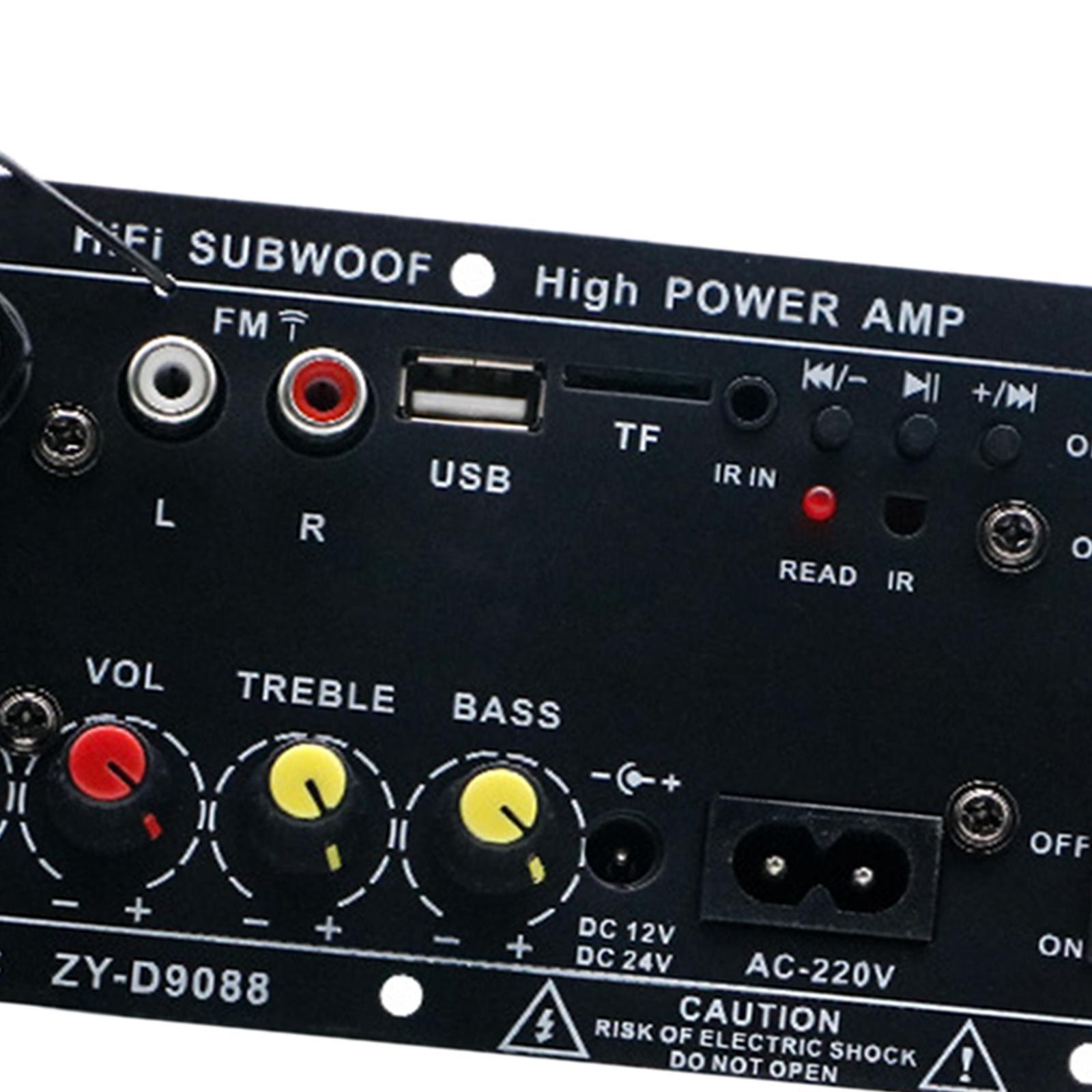 Amplifier Board Mini HiFi Subwoofer Amplifier for Home Audio Car Speakers US