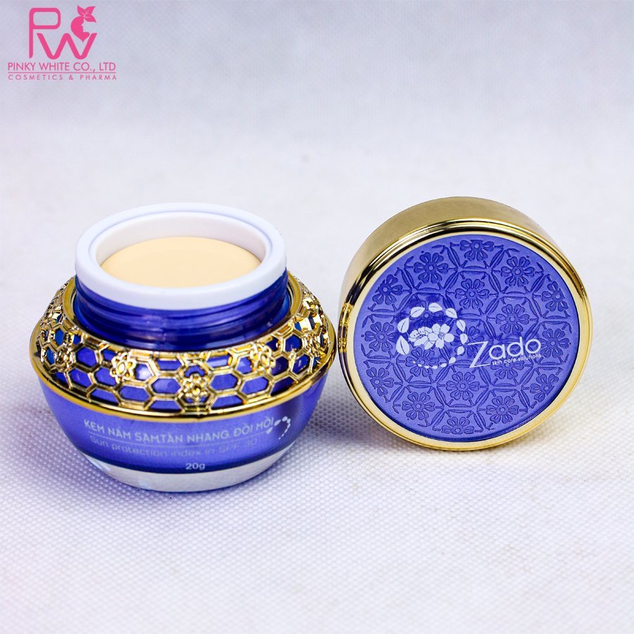 Kem Nám Sạm Tàn Nhang Zado 20g - Mờ Nám, Dưỡng Trắng Da, Chống Loã Hoá