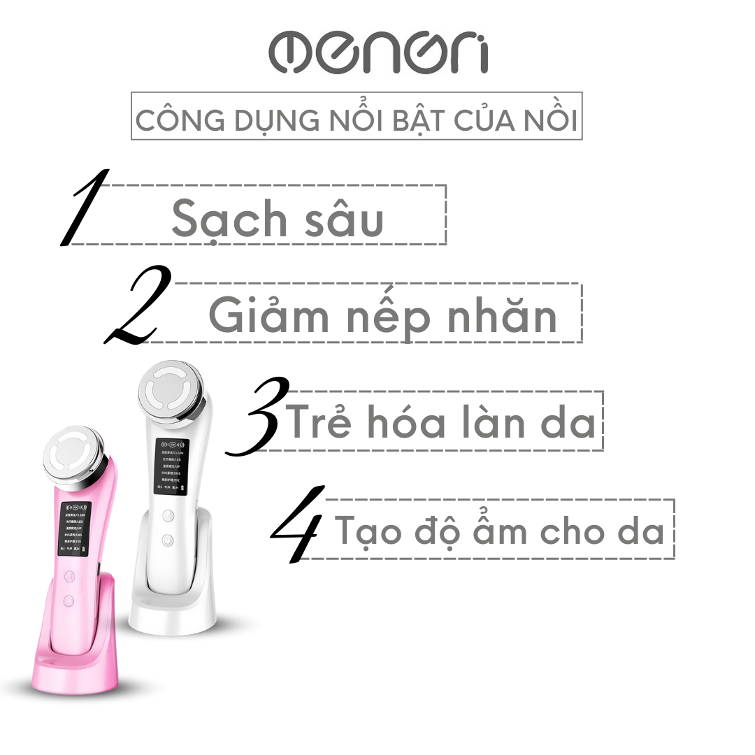 Máy Đẩy Tinh Chất Massage Mặt M80B giúp làm sáng da, giảm thâm, viêm và mụn - OENON