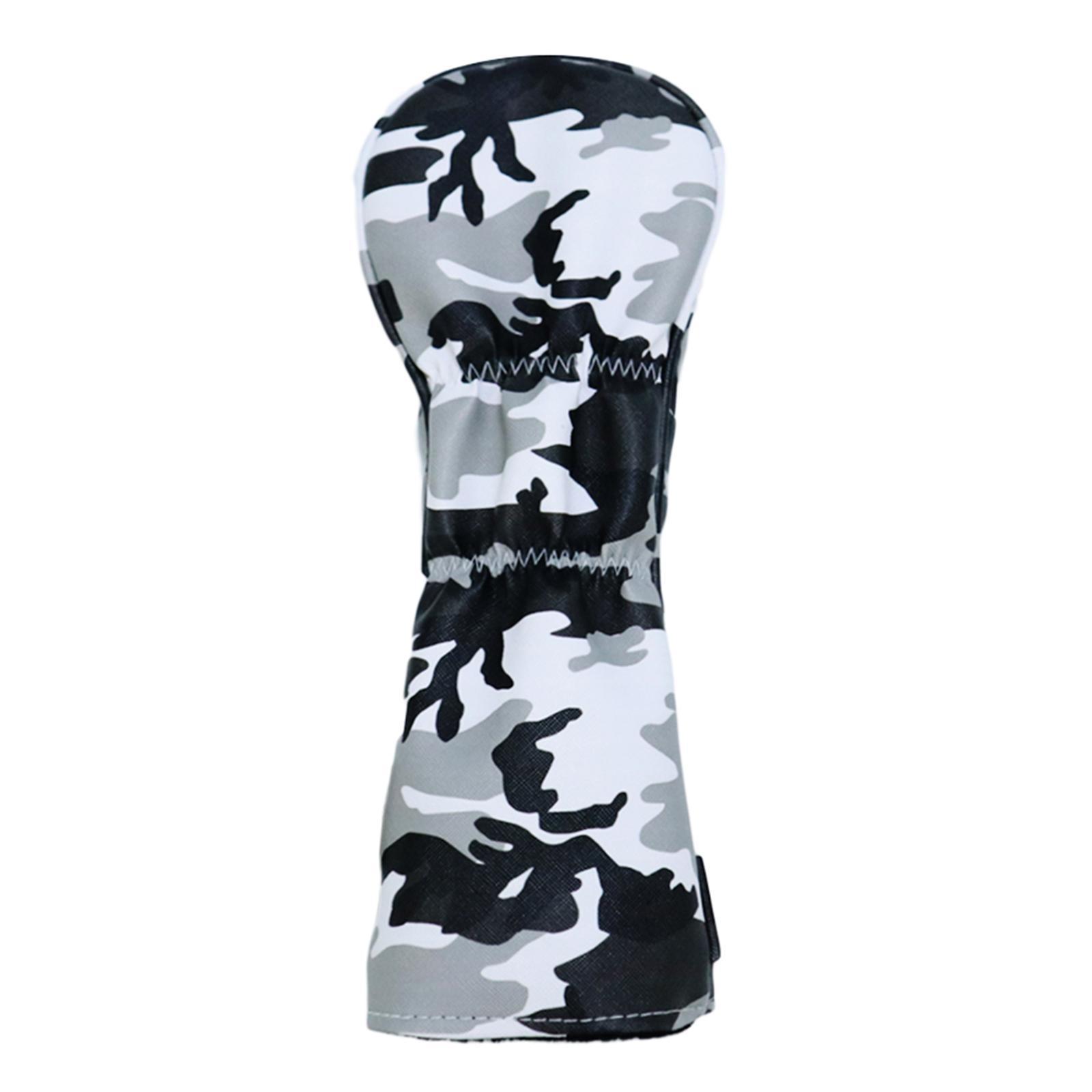 5x Golf Head Covers Driver Fairway Wood Hybrid Cover with Number Tag