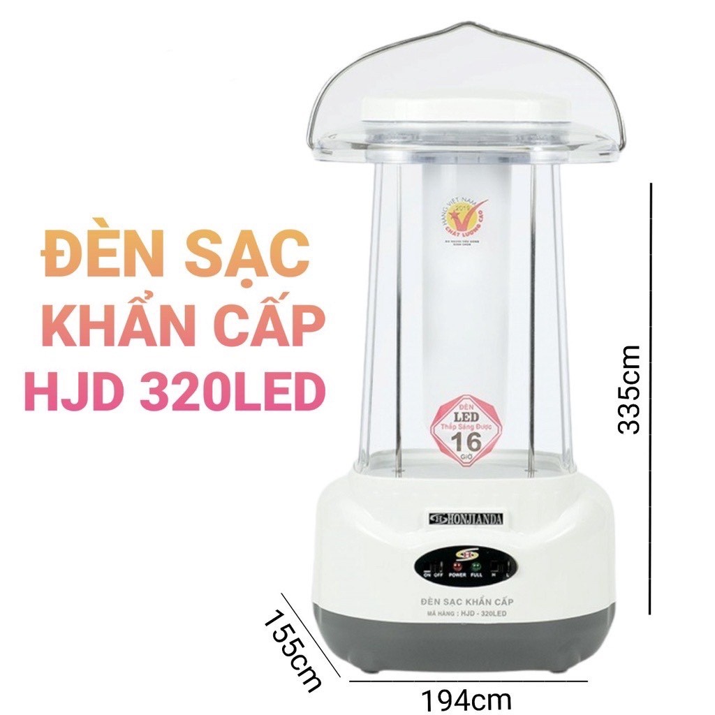 Đèn sạc LED chiếu sáng Honjianda HJD-320 LED