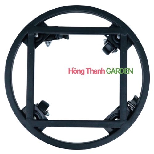 Đế Lót Chậu Cây Có Bánh Xe , Đế Chậu Thông Minh Cao Cấp HTG, Siêu Chắc Khỏe, Có Bánh Xe Di Chuyển, Có Chốt An Toàn, Chịu Lực Đến 200kg, Chất Liệu Hợp Kim Cao Cấp Sơn Tĩnh Điện