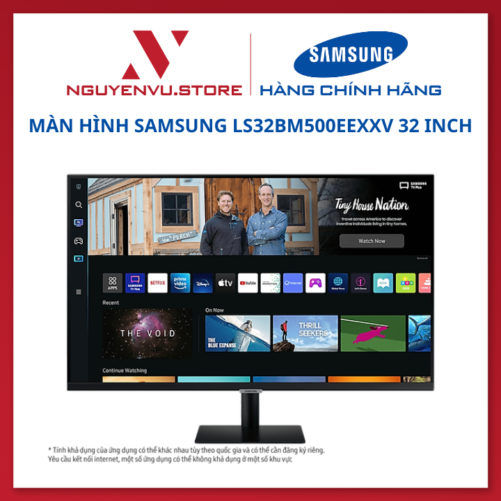 Màn hình thông minh Samsung LS32BM500EEXXV 32 inch (FHD/VA/60Hz/4ms/LOA) - Hàng chính hãng