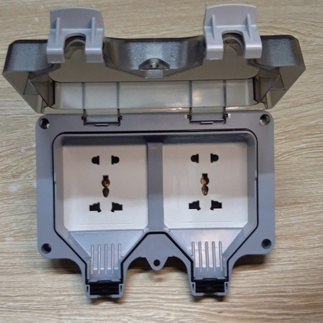 BỘ Ổ CẮM ĐIỆN CHỐNG THẤM NƯỚC IP65 GELAN