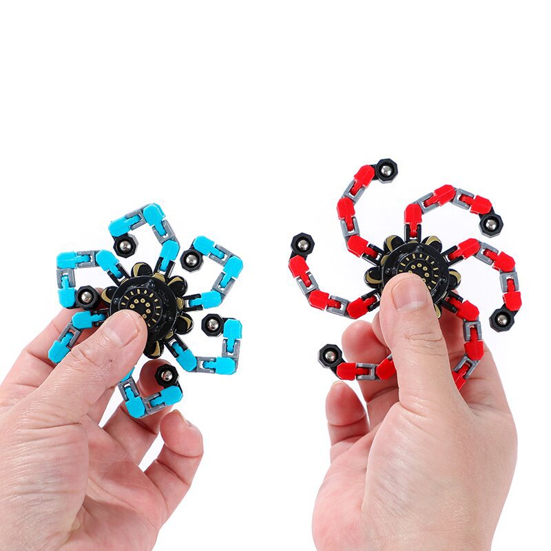 Đồ chơi con quay spinner robot biến hình thông minh cho bé