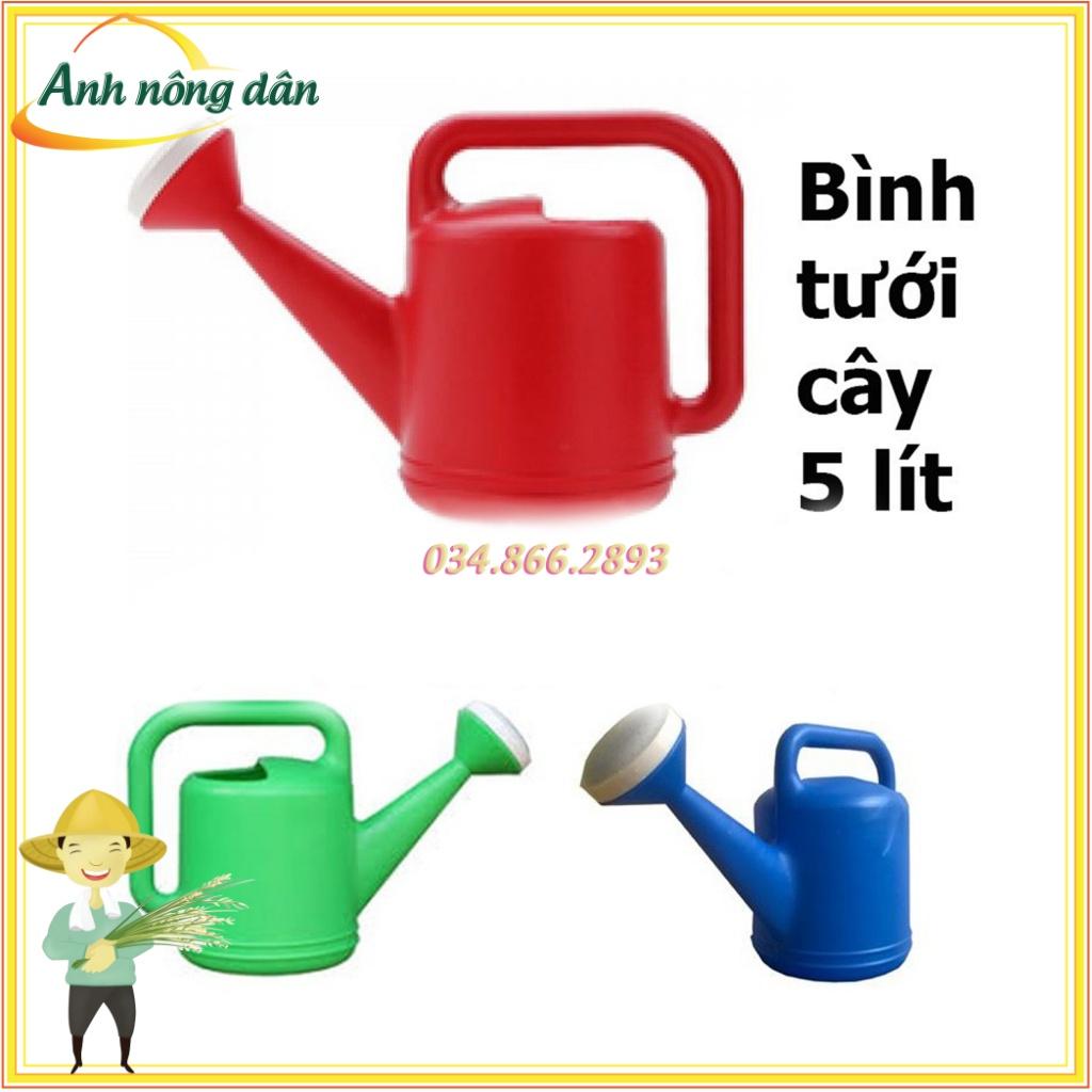 Bình tưới ô doa tưới cây, chất liệu nhựa PVC chịu va đập - Dung tích 5 lít - Anh nông dân chính hiệu