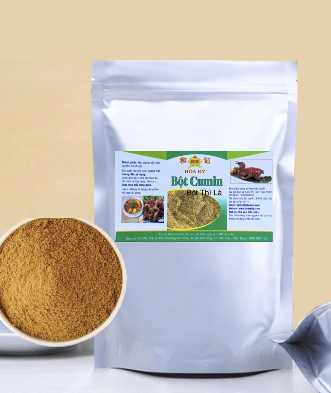 Bột cumin 200gr Hoà Ký nêm món cà ri, quay nướng
