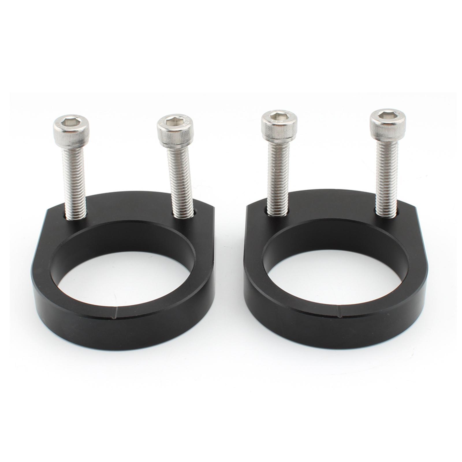 2 Pieces Handlebar Risers, Handlebar Clamp 14mm Aluminum Alloy Adapters Handle Bar Riser Clamp for  Zzr1400 Motorbike Accessories