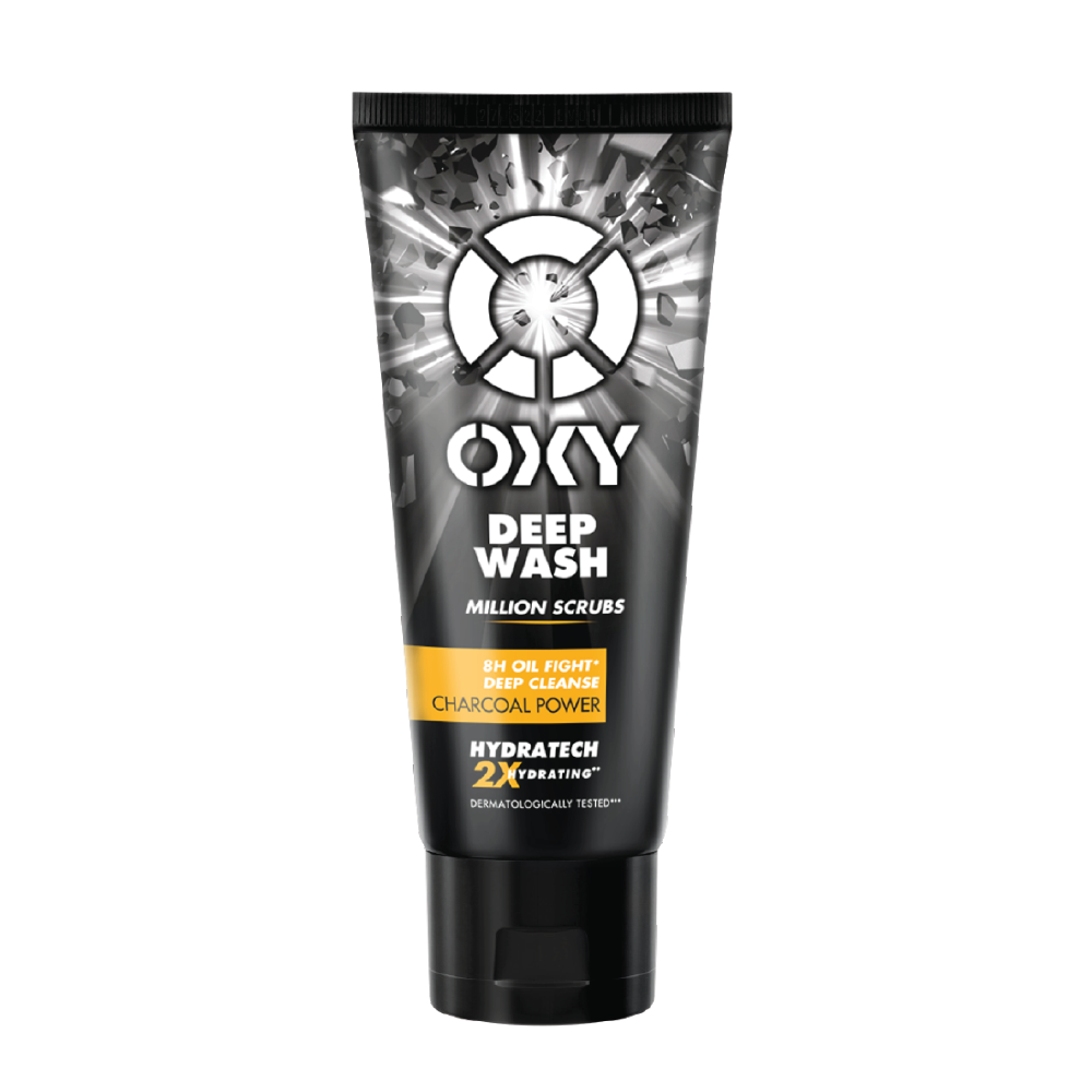 Kem Rửa Mặt Có Hạt Sạch Sâu Oxy Deep Wash