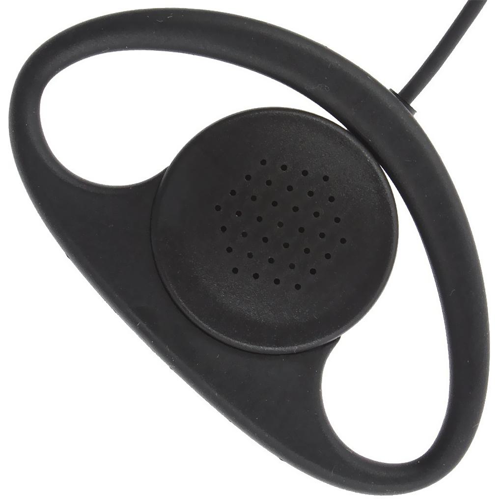D Shape Earpiece Headset PTT For  COBRA Two Way Radio Walkie Talkie