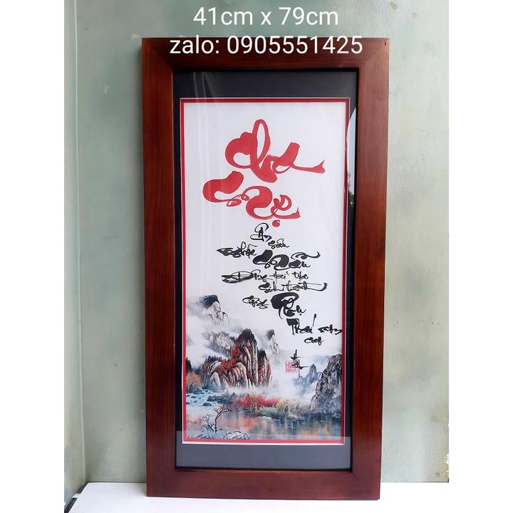 Cặp Tranh thư pháp cha mẹ và vợ chồng. Quà tặng ông bà, cha mẹ. Quà mừng tân gia , khai trương. Quà tết