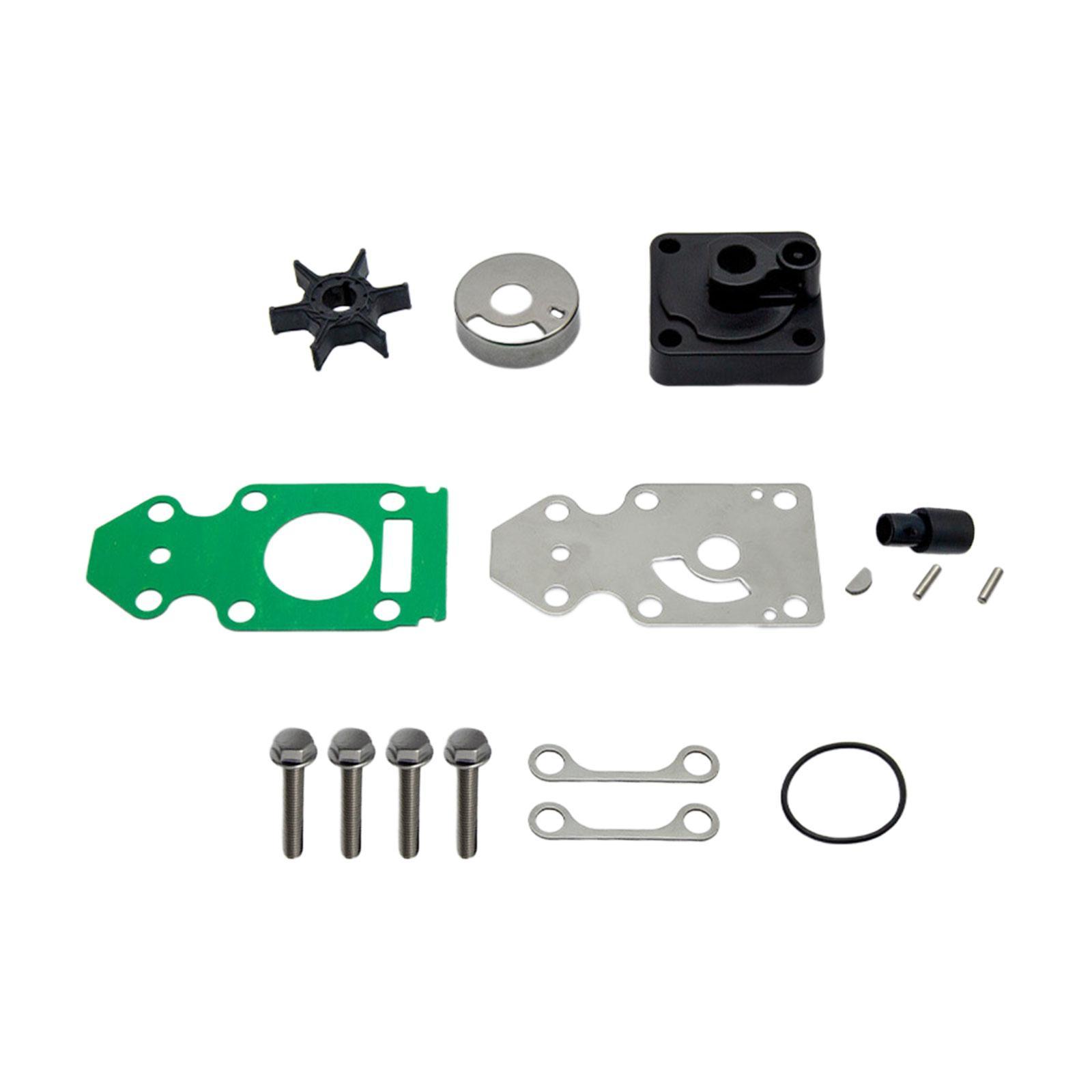 Outboard Pump Rebuild Outboard Parts Easy Installation Professional Durable Metal for Two Stroke 15 Horsepower