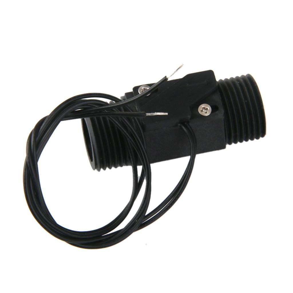 G1/2 Flow Switch Water Heater Flowmeter Counter Flow Switch Valve DC 5V-24V